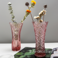 Vase en verre de fleur pour décoration intérieure